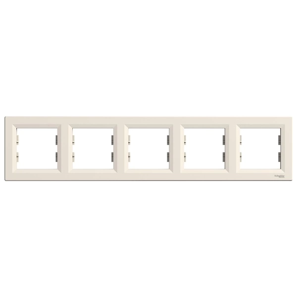 Schneider EPH5800523 ASFORA vízszintes bézs ötös keret
