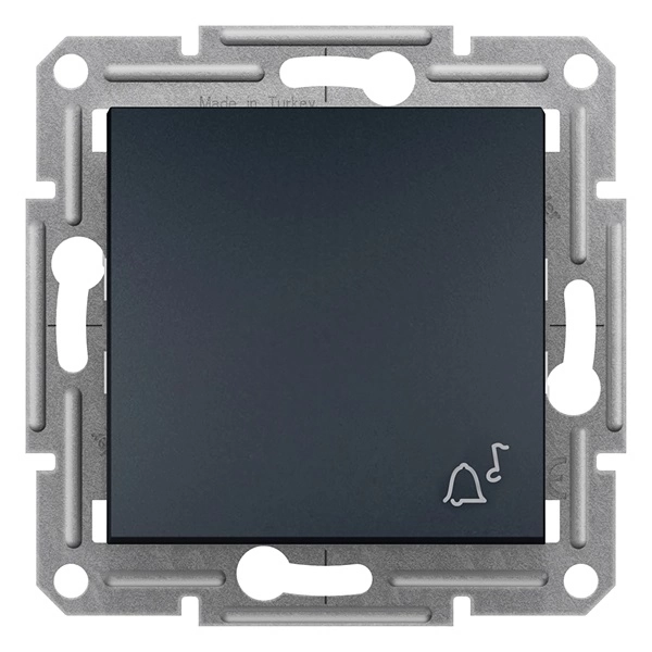 Schneider EPH0800171 ASFORA csengőjel/rugós bekötésű/antracit egypólusú nyomó