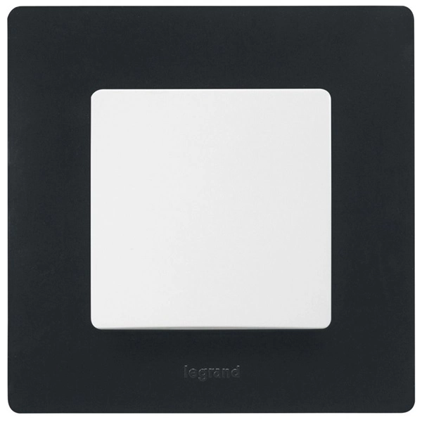 Legrand 397051 Niloé onyx fekete egyes keret