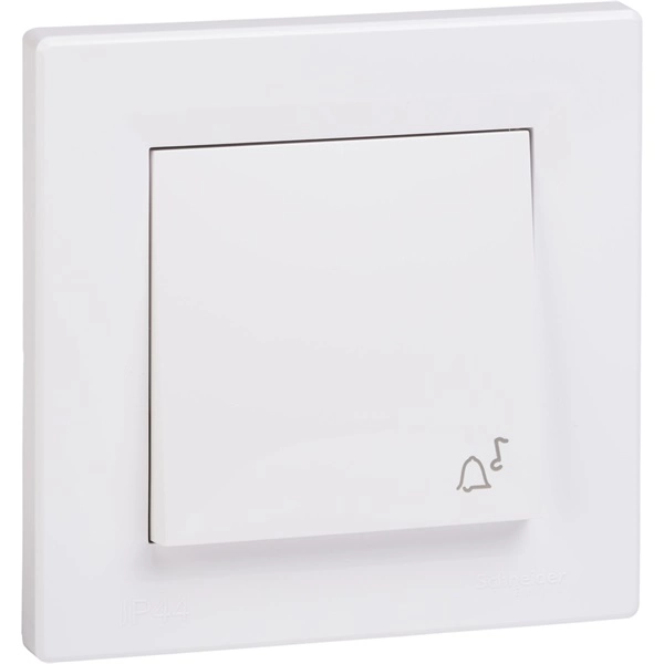 Schneider EPH0800221 ASFORA csengő - IP44 fehér egypólusú nyomó