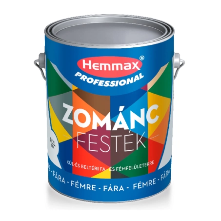HEMMAX MAGASFÉNYŰ ZOMÁNC 12 FEKETE 0,2L