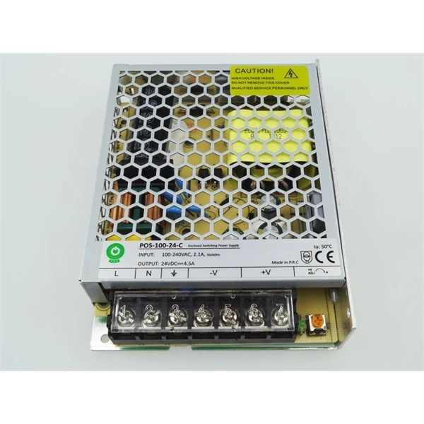 POS POWER POS-100-24-C 24V/4.5A 108W IP20 fém házas LED tápegység
