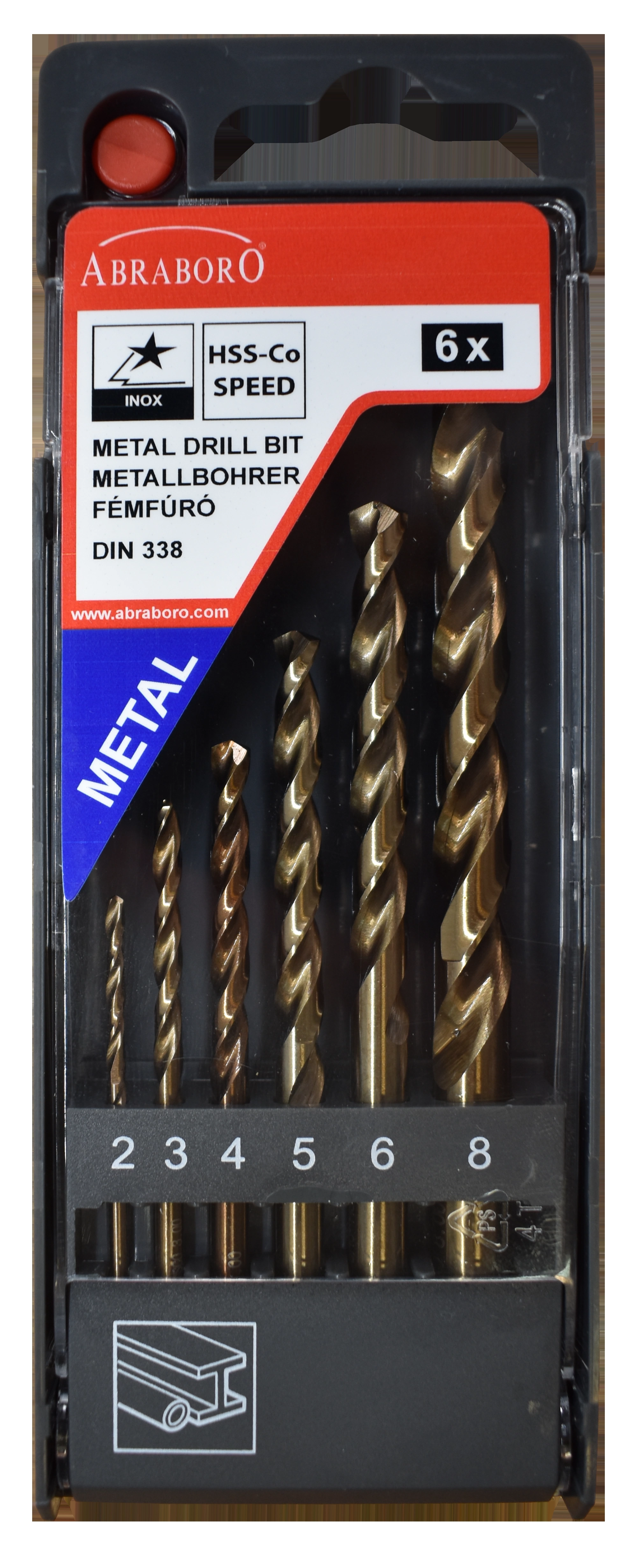 ABR.HSS-R KÉSZLET 19db 1-10x0,5 MM